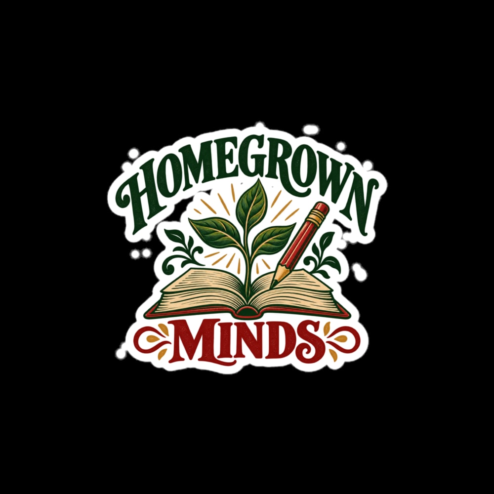 Homegrown Minds Homeschool Sticker