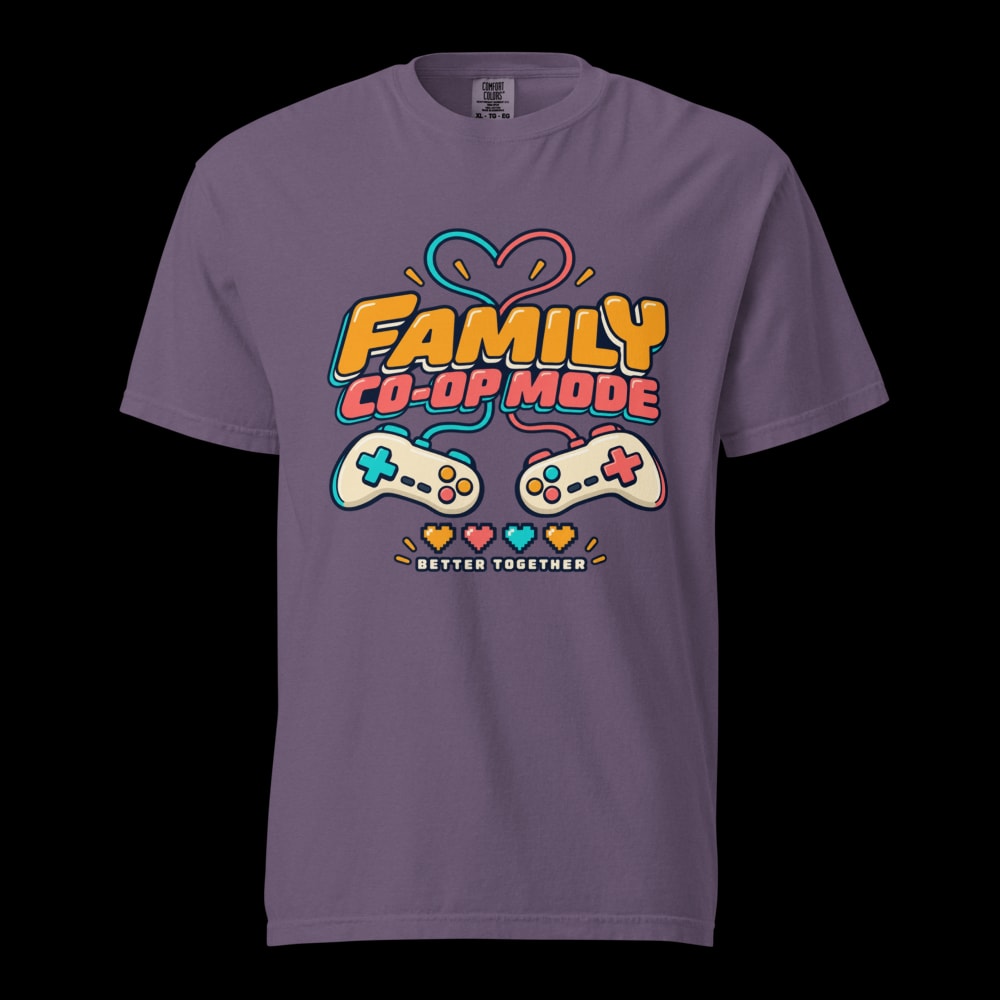 Family Co-op Mode T-Shirt - Grape - front