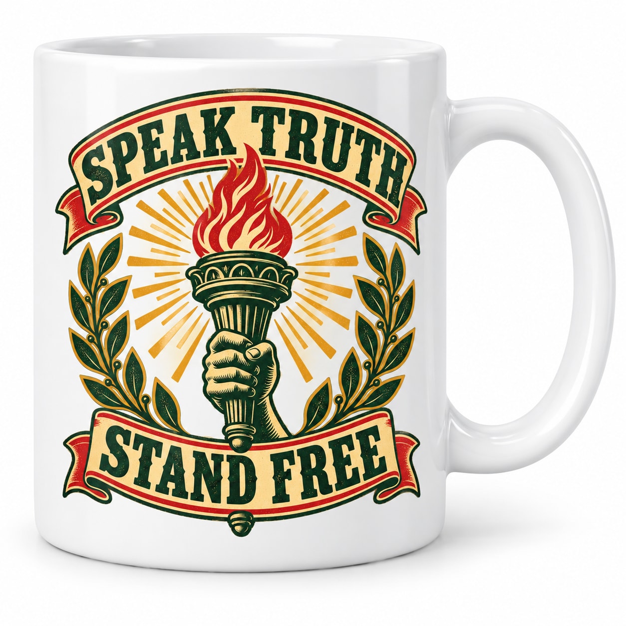 Speak Truth, Stand Free Mug