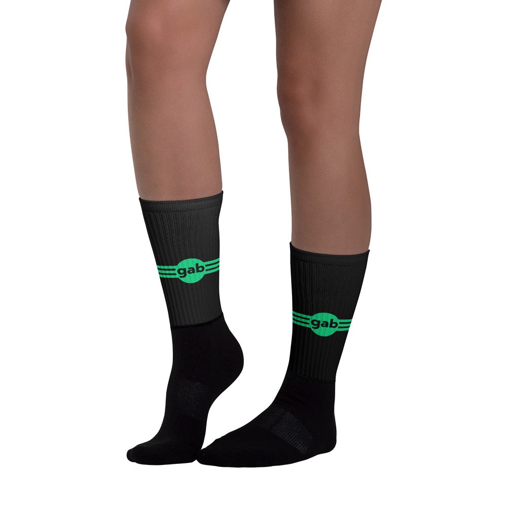 Gab Racing Stripe Crew Socks