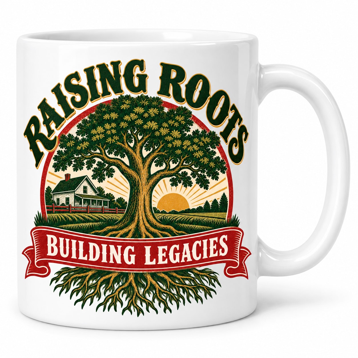 Raising Roots, Building Legacies Family Mug