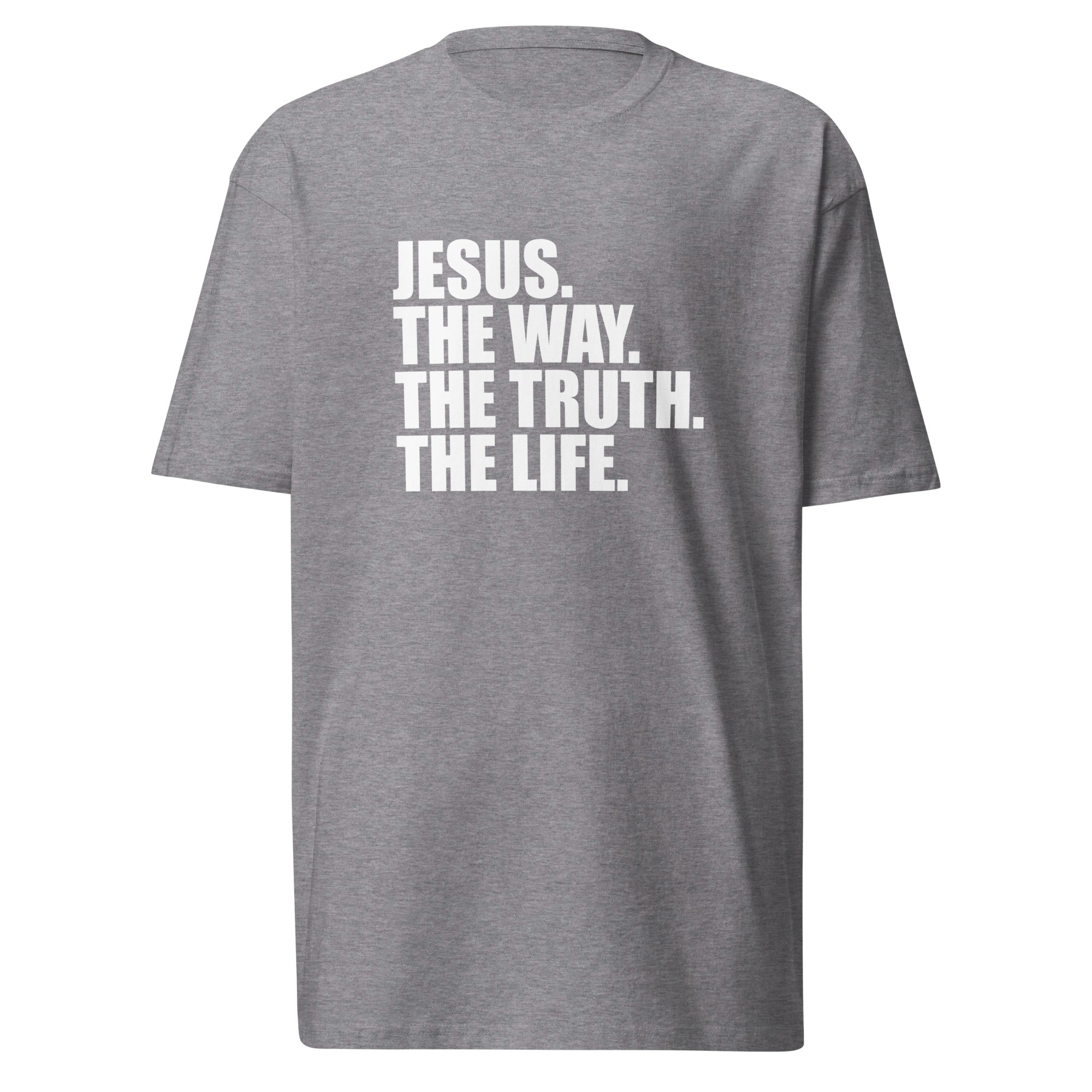 Jesus: The Way, The Truth, The Life T-Shirt - Carbon Grey