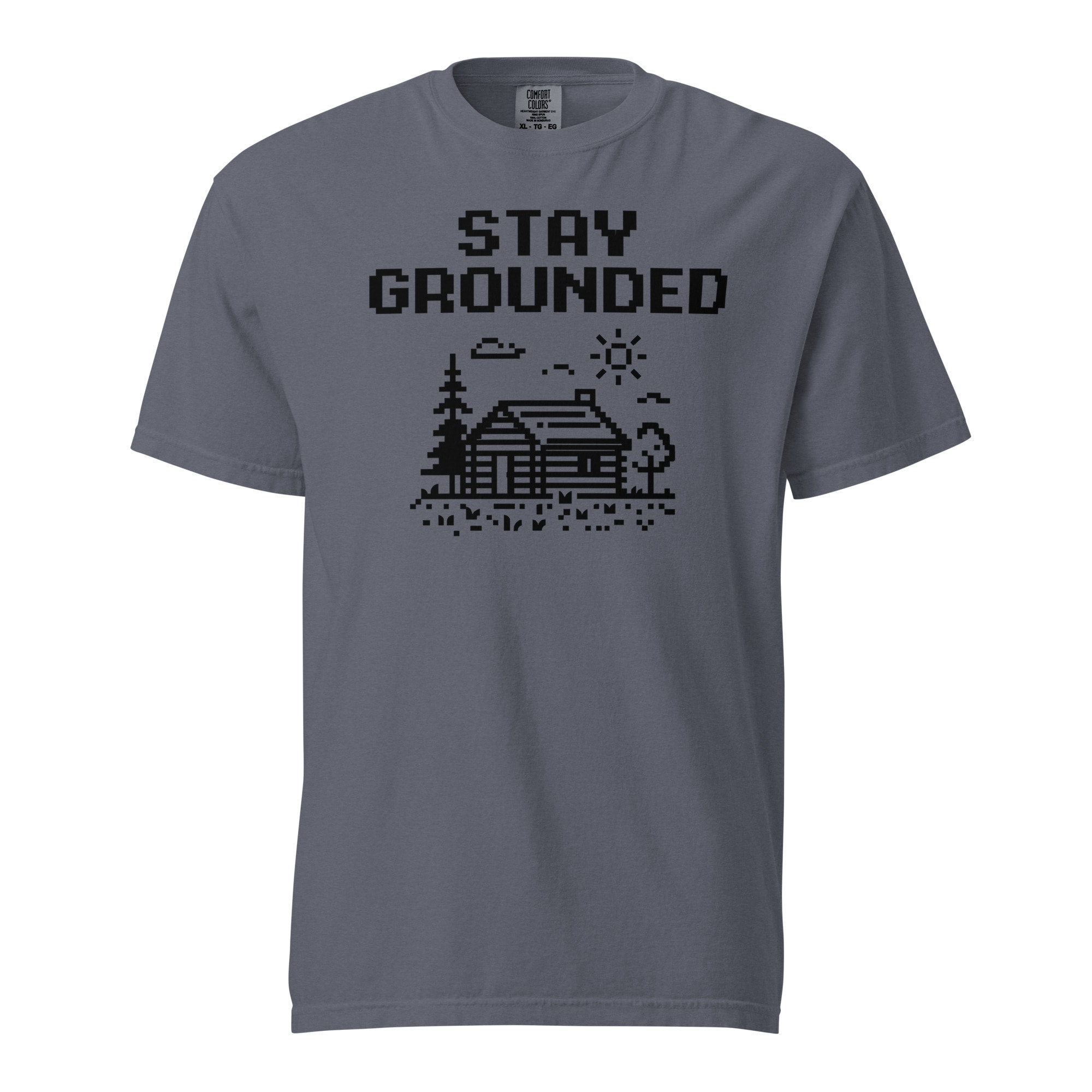 Stay Grounded Pixel Cabin T-Shirt
