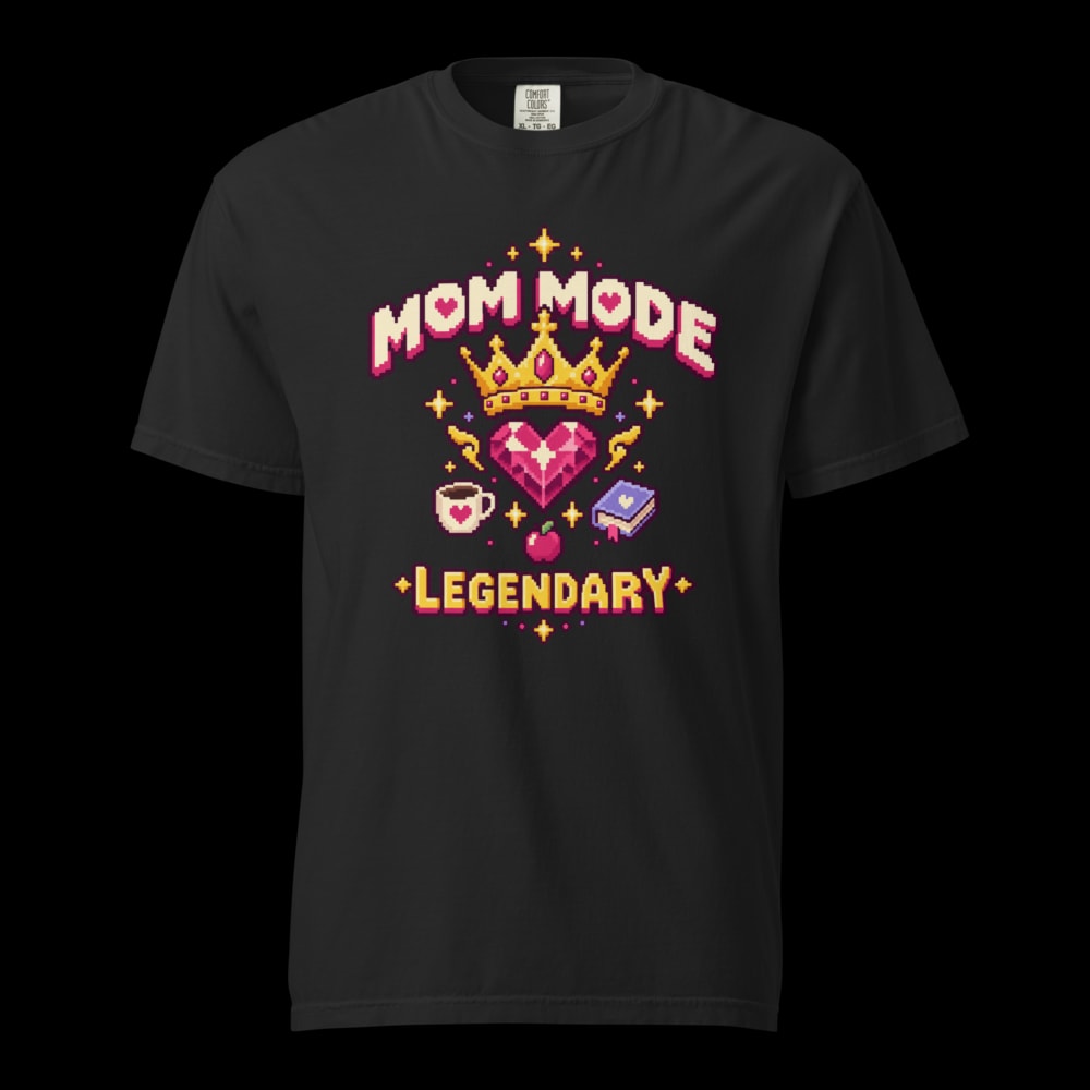 Mom Mode Legendary 8-Bit T-Shirt