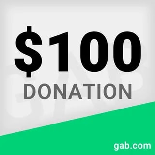 $100 Gab Donation