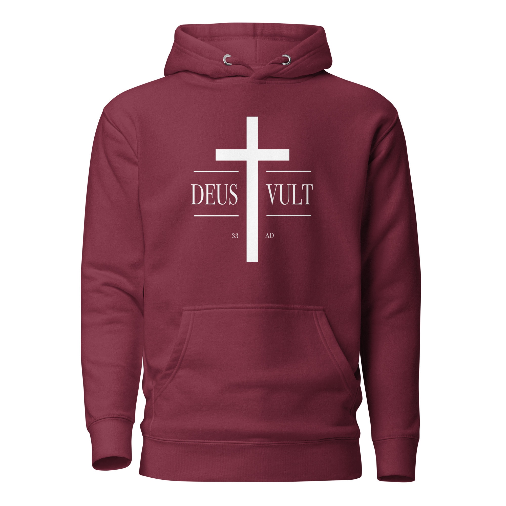 Deus Vult Cross Hoodie