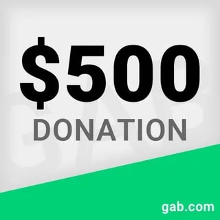 $500 Gab Donation