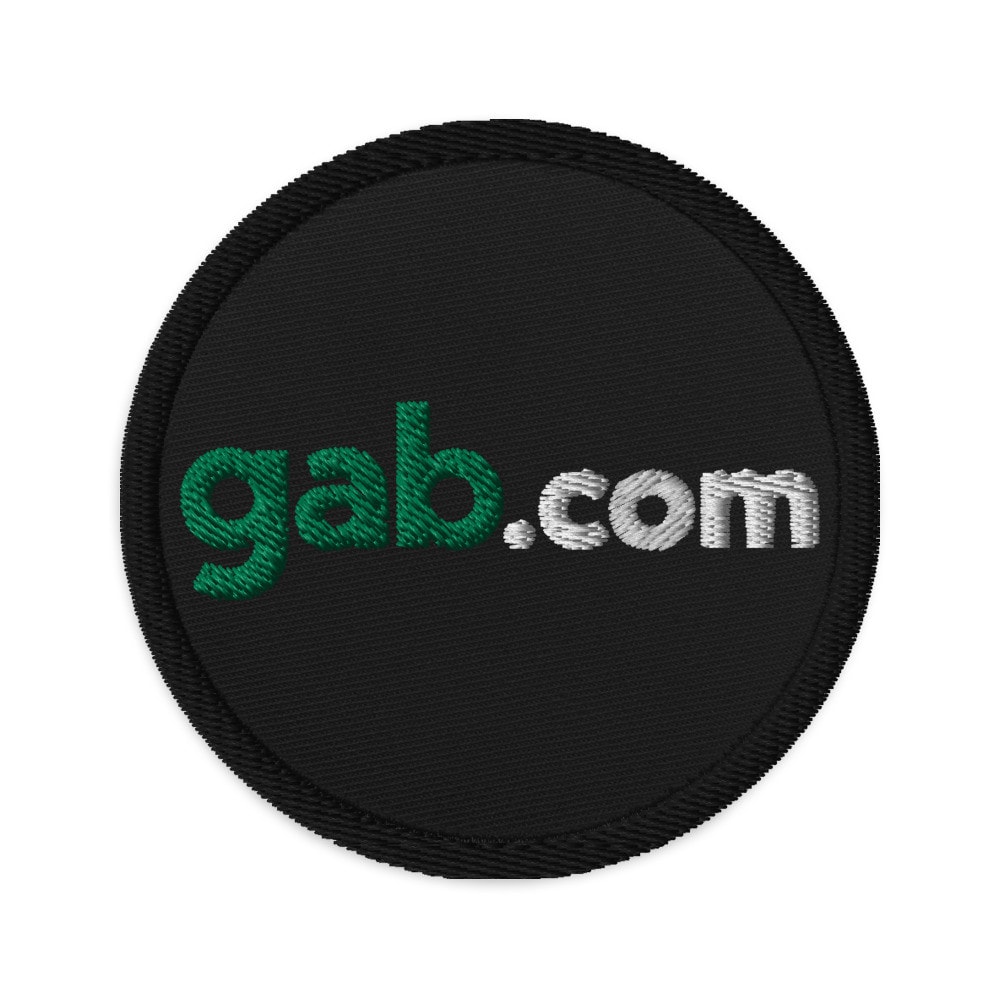 Gab.com Wordmark Embroidered Patch