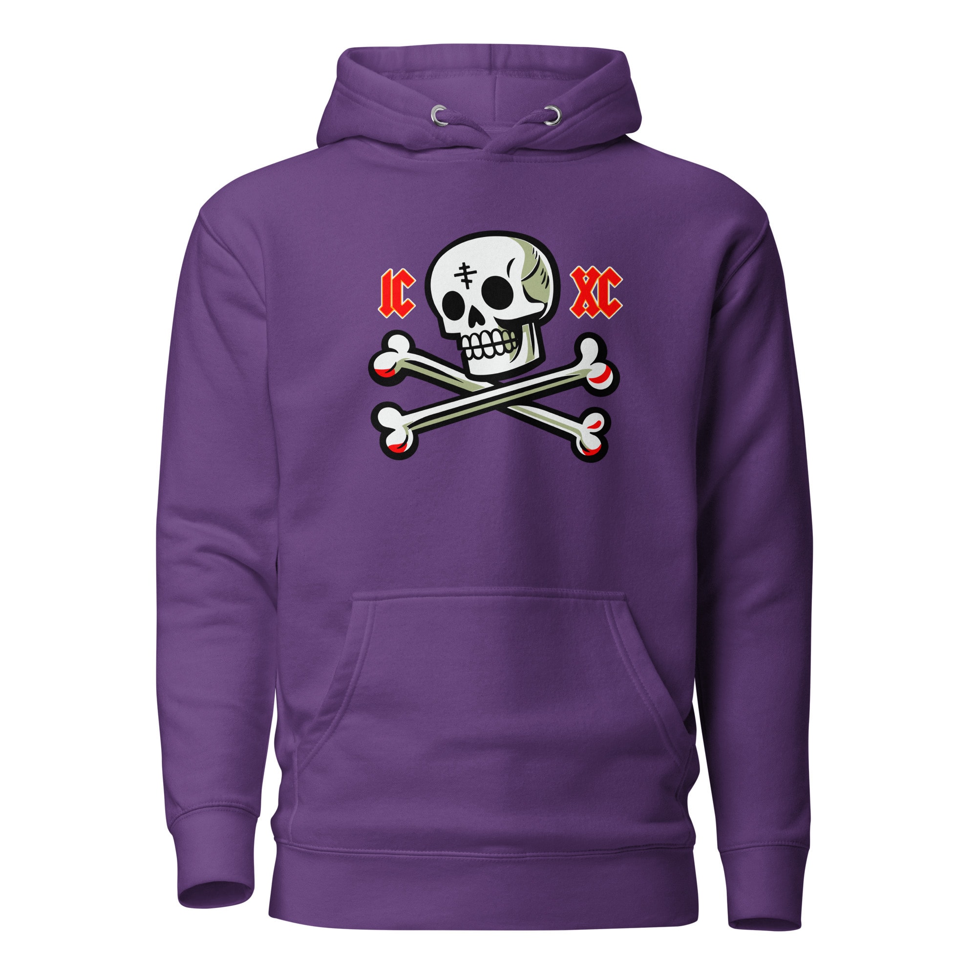 IC XC Skull & Crossbones Hoodie - Purple