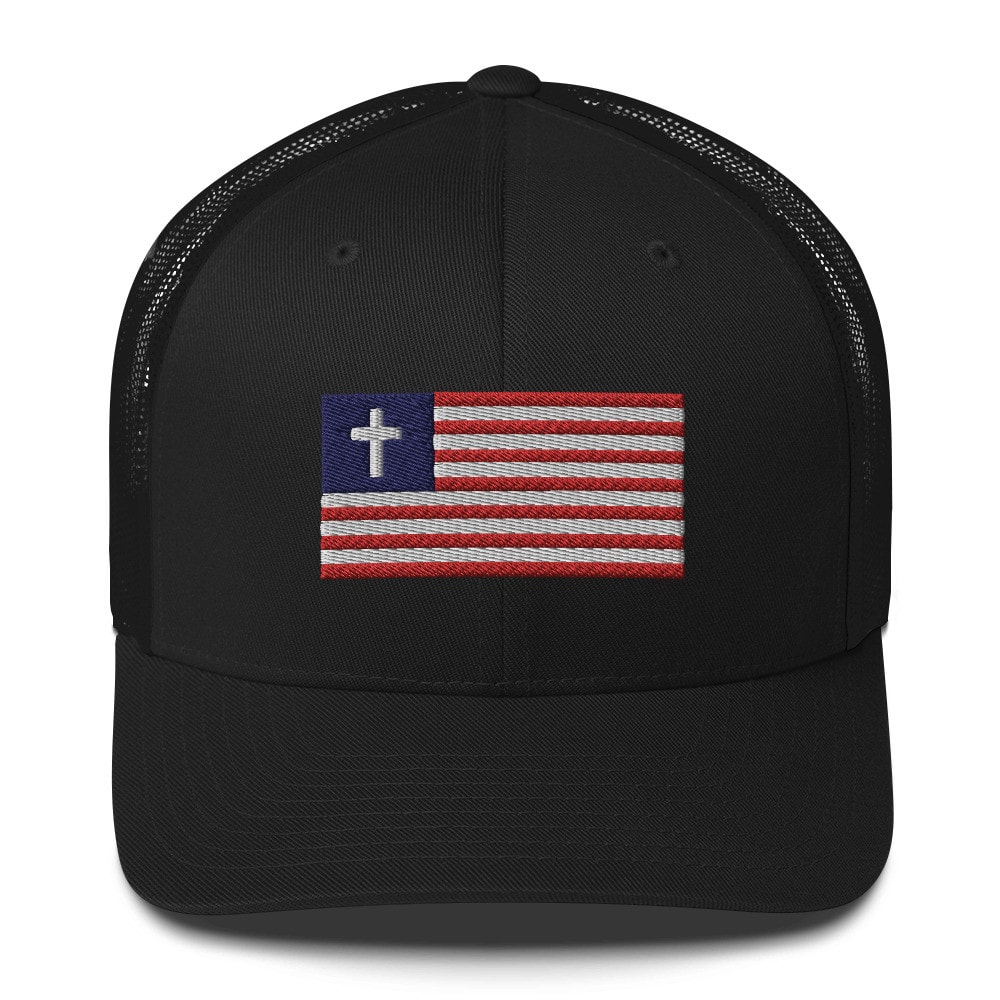 Christian Nationalist Flag Trucker Hat