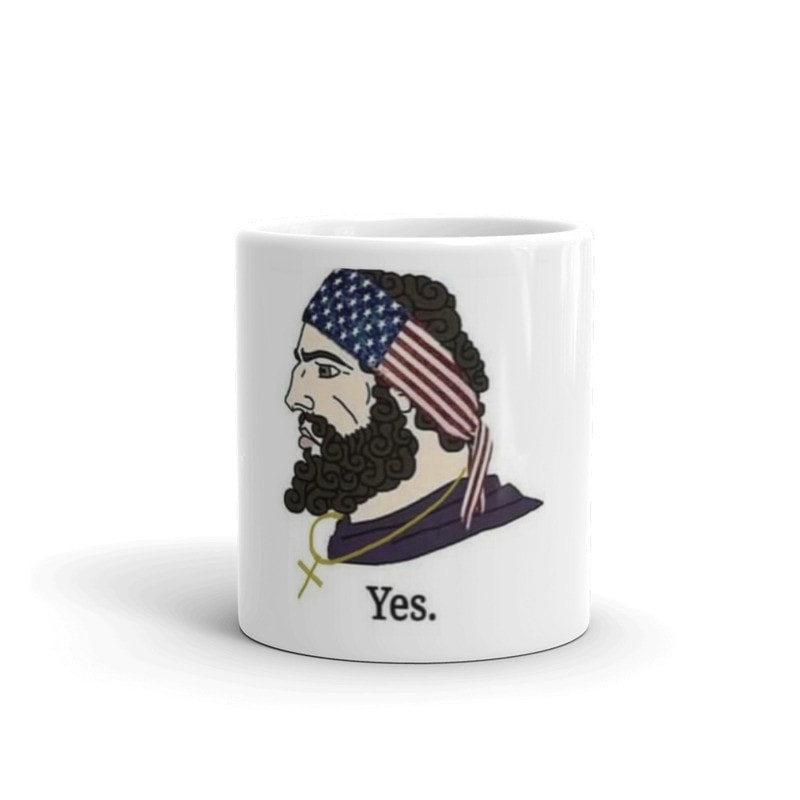 Yes. Patriot Meme Mug - White