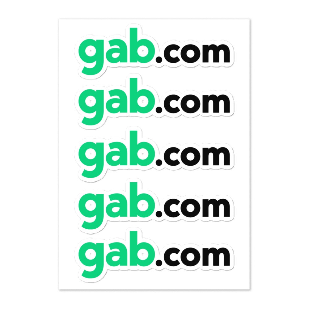 Gab.com Sticker Sheet