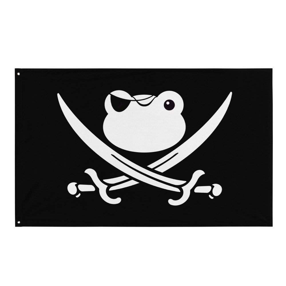 Gabby Pirate Crossed Swords Flag