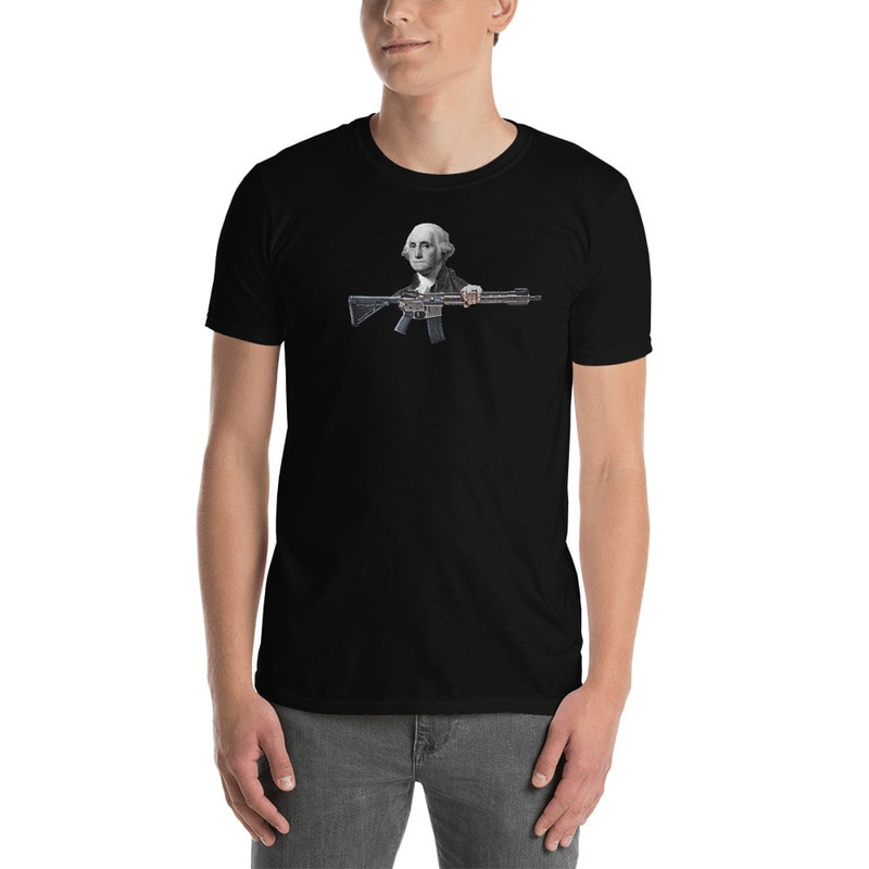 Based George Armed Washington T-Shirt