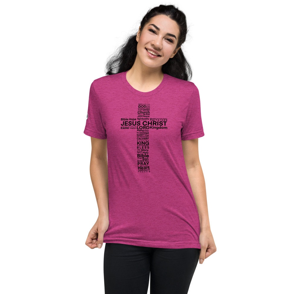 Classic Cross Women’s Tri-Blend T-Shirt - Berry Triblend