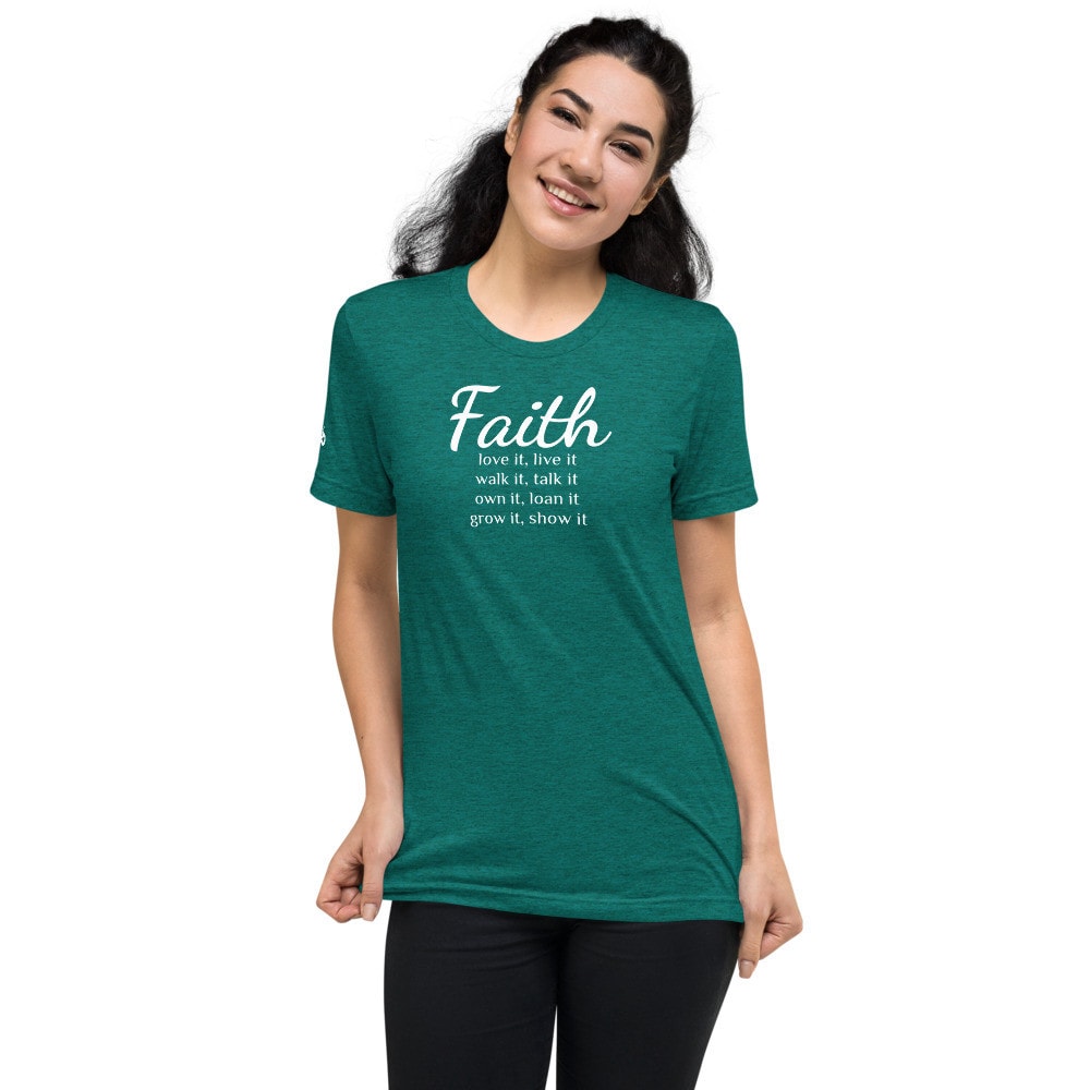 Live Your Faith Women’s Tri-Blend T-Shirt