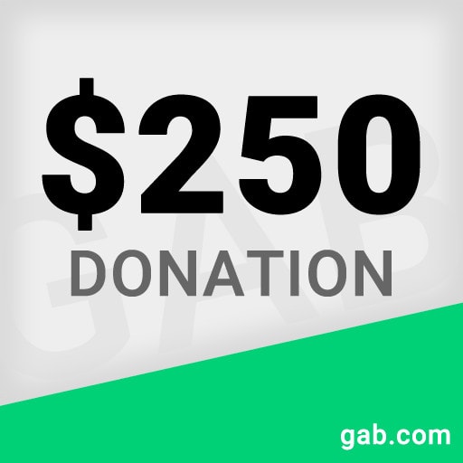 $250 Gab Donation