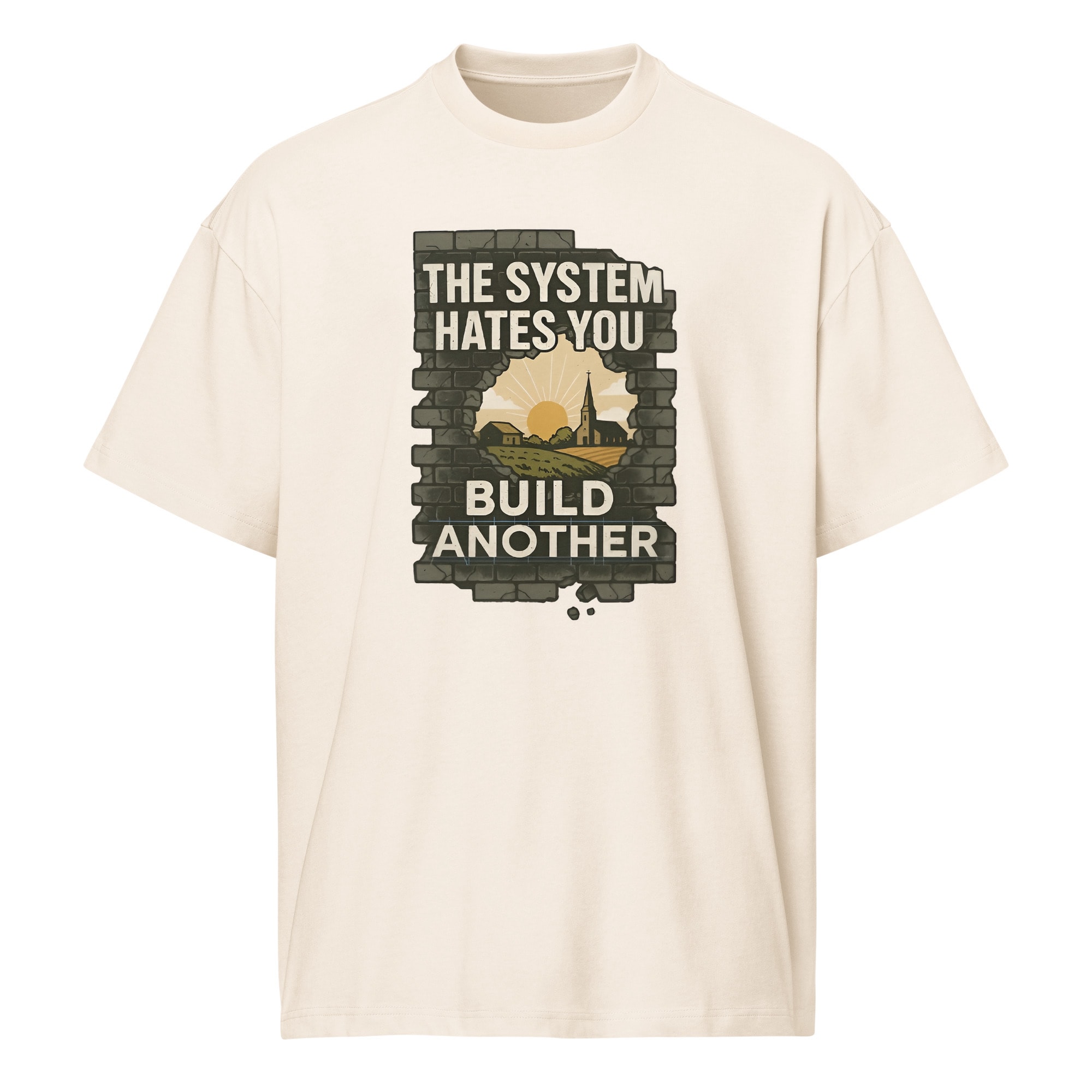 The System Hates You Broken Wall T-Shirt