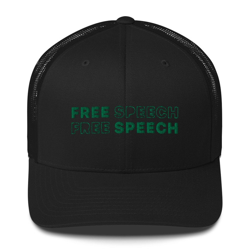 Free Speech Alternating Wordmark Trucker Hat