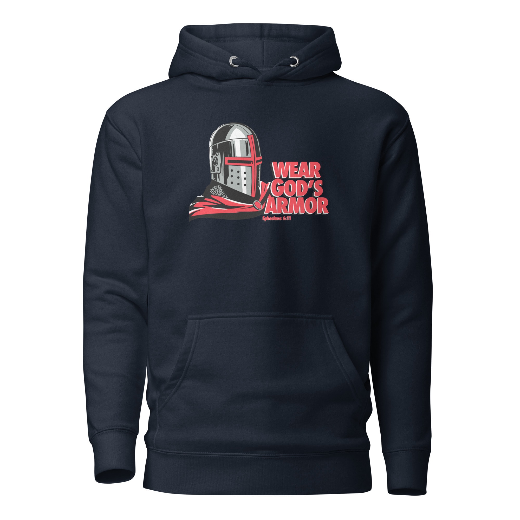 Wear God’s Armor Crusader Helmet Hoodie