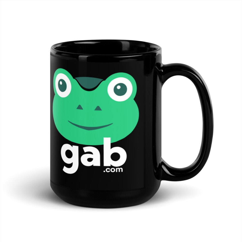 Gabby the Frog Black Mug + 1 Year GabPRO