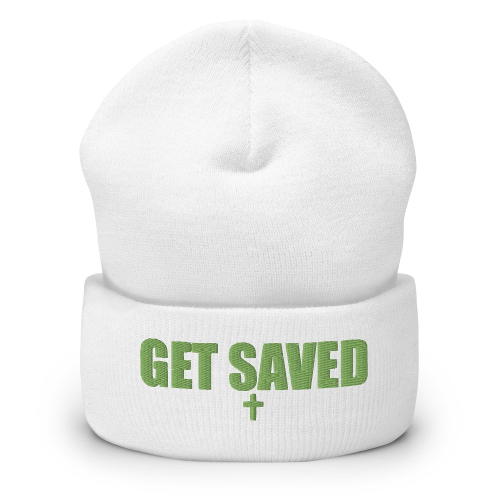 Get Saved Cross Wordmark Beanie