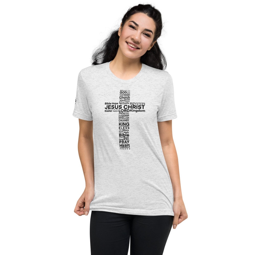 Classic Cross Women’s Tri-Blend T-Shirt - White Fleck Triblend