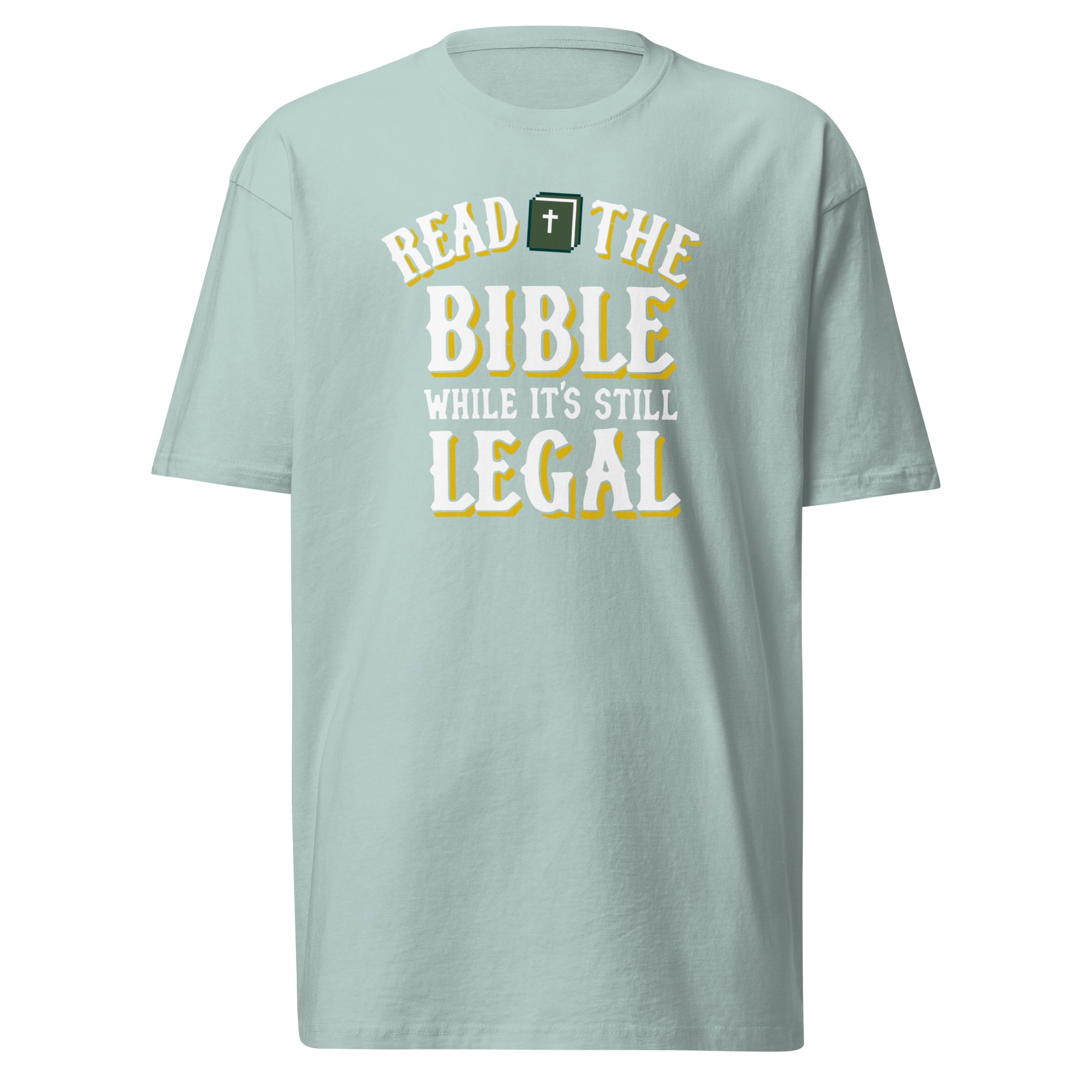 Read the Bible Christian T-Shirt - Agave