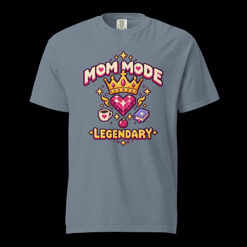 Mom Mode Legendary 8-Bit T-Shirt