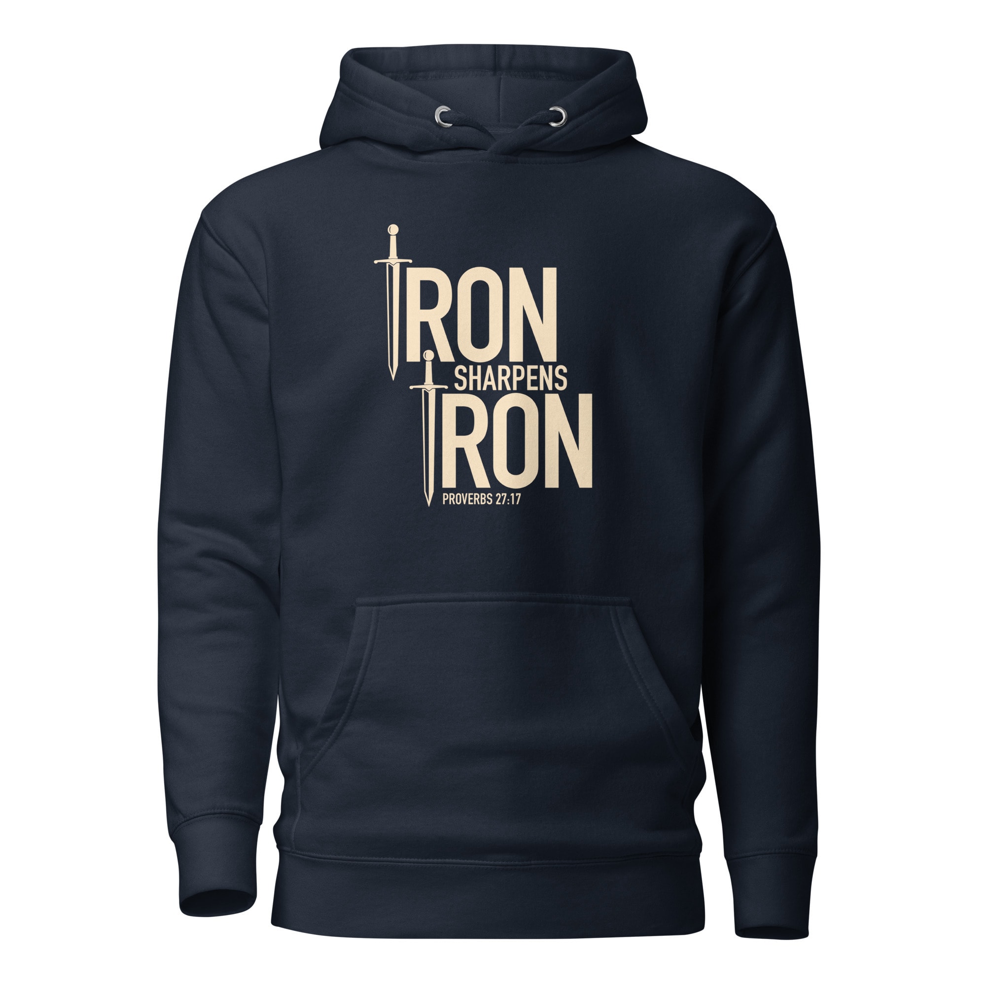 Iron Sharpens Iron Twin Swords Hoodie