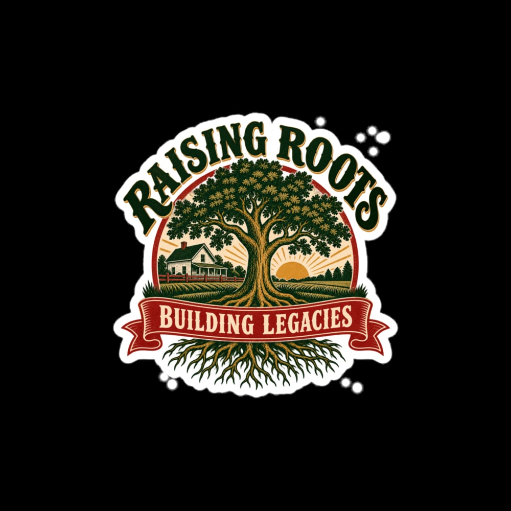 Raising Roots, Building Legacies Family Sticker