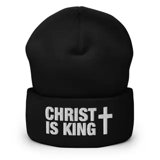 Christ Is King Cross Beanie