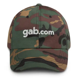 gab.com Logo Dad Hat - Camo