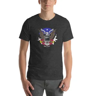 Gab Emblem Color Men's T-Shirt (+1 Yr. PRO) - Grey