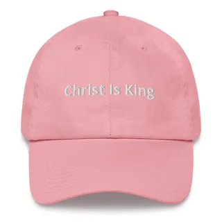 Christ is King Dad hat - Pink