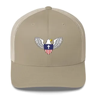 Eagle Christian Nationalist Trucker Hat (+1 Yr. PRO)