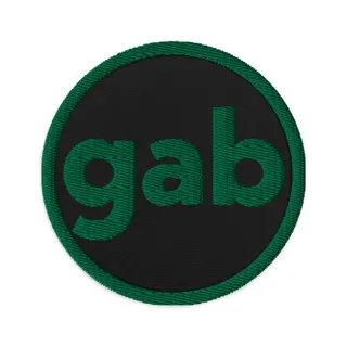 Gab Embroidered Patch