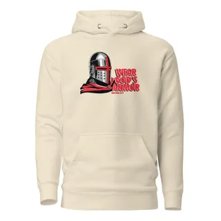 Wear God's Armor Hoodie - Bone