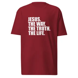 The Way. The Truth. The Life. T-Shirt - Brick Red