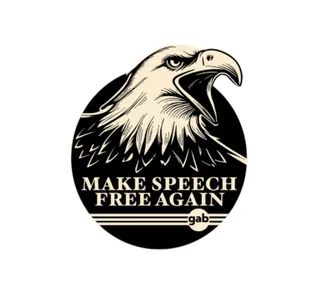 Make Speech Free Again Eagle Sticker