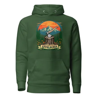 Appalachia Hoodie - Forest Green