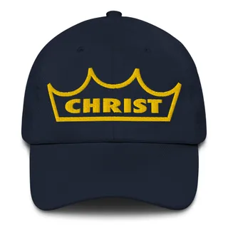 Christ Crown Hat - Navy