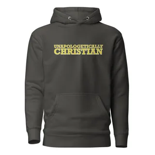 Unapologetically Christian Hoodie - Vintage Black