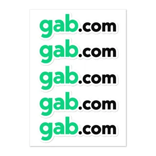 Gab.com Sticker Sheet