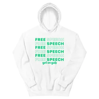 Free Speech over Free Speech Unisex Hoodie