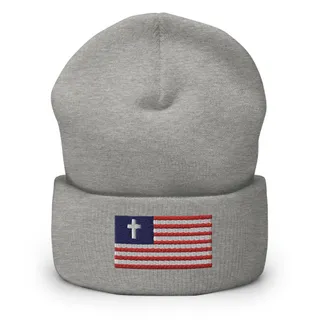 Christian Nationalist Beanie - Grey