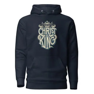Christ is King Hoodie - Navy