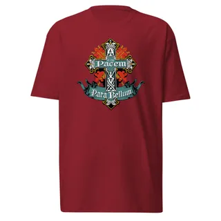 If You Want Peace, Prepare For War T-Shirt - Brick Red