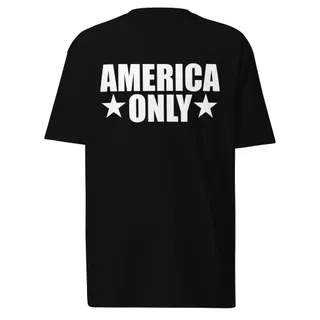 America Only T-Shirt - Black