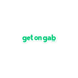 Get On Gab.com Sticker